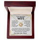 To My Beautiful Wife - I Married You Because I Can't Live Without You - Necklace