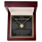 To My Son's Gf Necklace - Gifts for Mother's Day , Birthday, Graduation