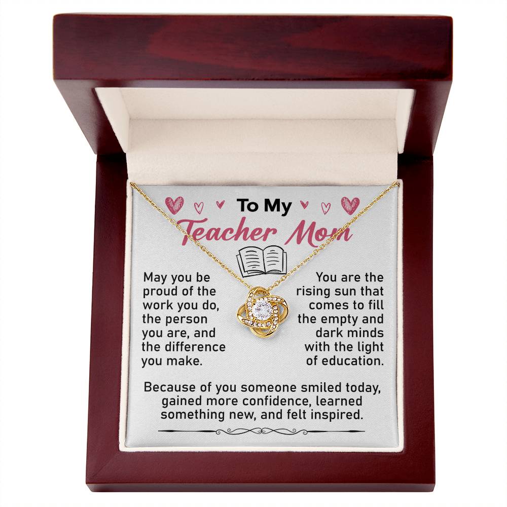 Elegant Necklace with gift box and heartfelt message