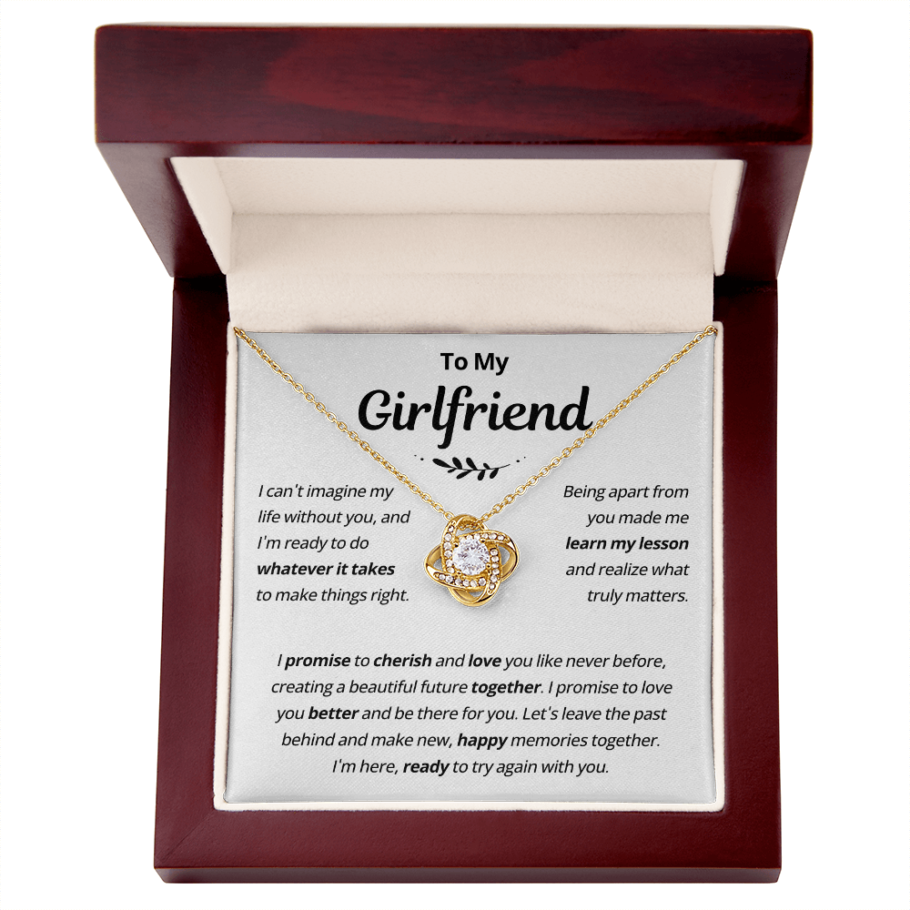 Girlfriend Necklace From Boyfriend, to My Love Necklace, Valentine Gifts