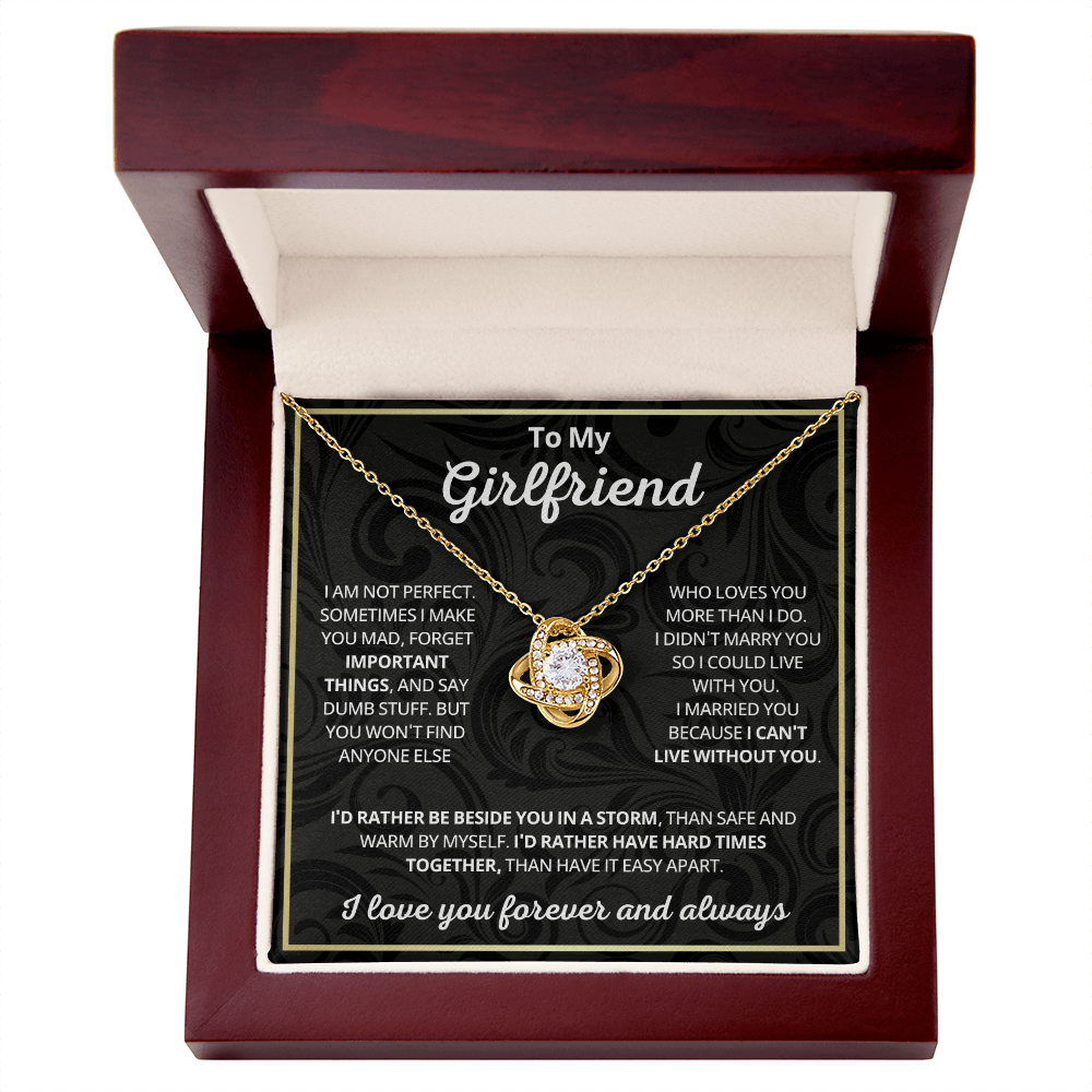 Girlfriend Necklace Gift From Boyfriend on Birthday, Valentine's Day