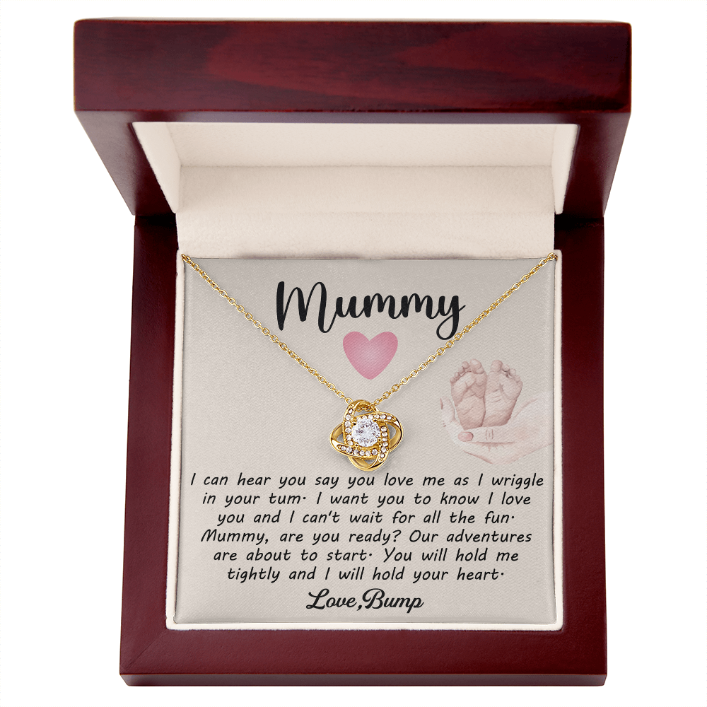 Gifts for New Moms – Love Knot Necklace, Thoughtful Gift for First-Time Moms