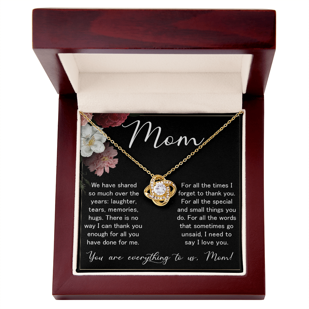 Love Knot Necklace – Meaningful Valentine's Day Gift for Mom