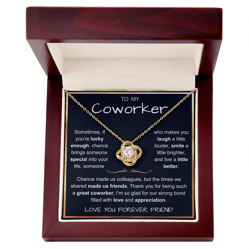 To an Amazing Coworker Necklace - Work Besties Gifts for Women