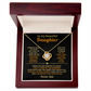 To My Beautiful Daughter - You Have My Heart - Sterling Silver Necklace