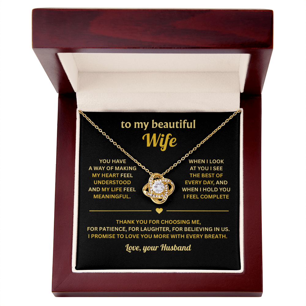 Dear Wife - My Prayers Were Answered the Day That I Met You - Necklace for Women