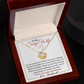 Jewelry to My Wife, the Best Gifts for Wife - Love Knot Necklace