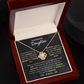 To My Daughter Necklace From Dad With Elegant Jewelry Box