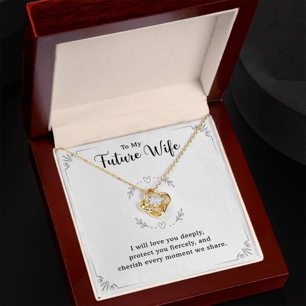 Heart Necklace with Message Card, The Perfect Gift for Fiancé, Future Wife, or Girlfriend - Celebrate Love on Anniversaries, Birthdays, Valentine's, and Mother's Day