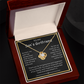 To My Son's Gf Necklace - Gifts for Mother's Day , Birthday, Graduation