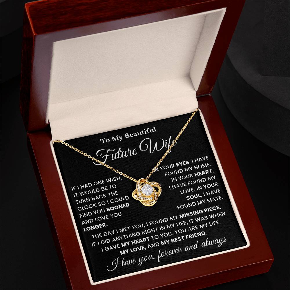 To My Future Wife Necklace, Best Wife Gifts From Husband, Sentimental Gifts for Women