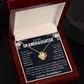 To My Granddaughter, Love Knot Necklace Gift From Grandpa