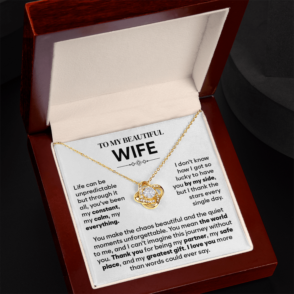 To My Beautiful Wife - You Are My Forever Best Friend - Necklace