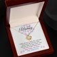 To My Beautiful Mom Necklace, Gift For Mom Necklace, Mother's Day Necklace, Pendant Necklace with Message Card