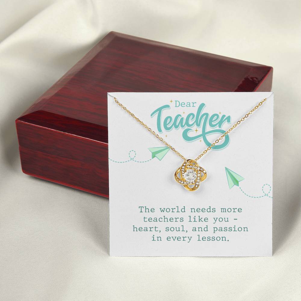 Stainless Steel Gift Teacher Necklace, Teacher Gift, Teacher Jewelry, To My Best Teacher Necklace, Gift For My Teacher