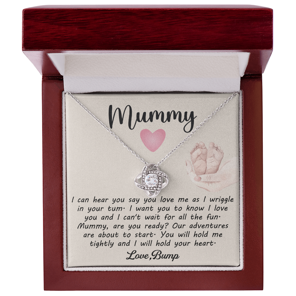 Gifts for New Moms – Love Knot Necklace, Thoughtful Gift for First-Time Moms