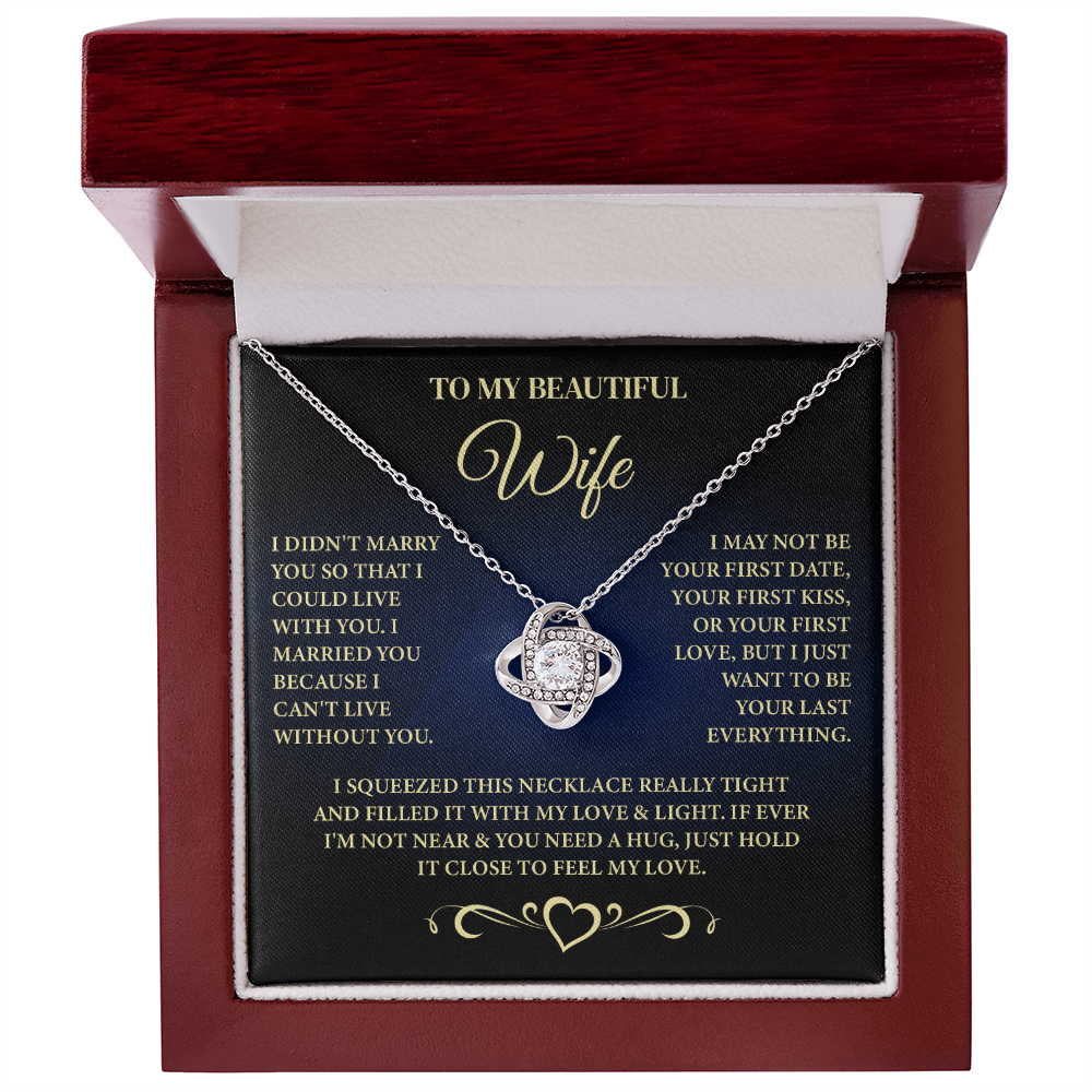 To My Wife – You Are My True North, My Anchor, My Everything - Necklace