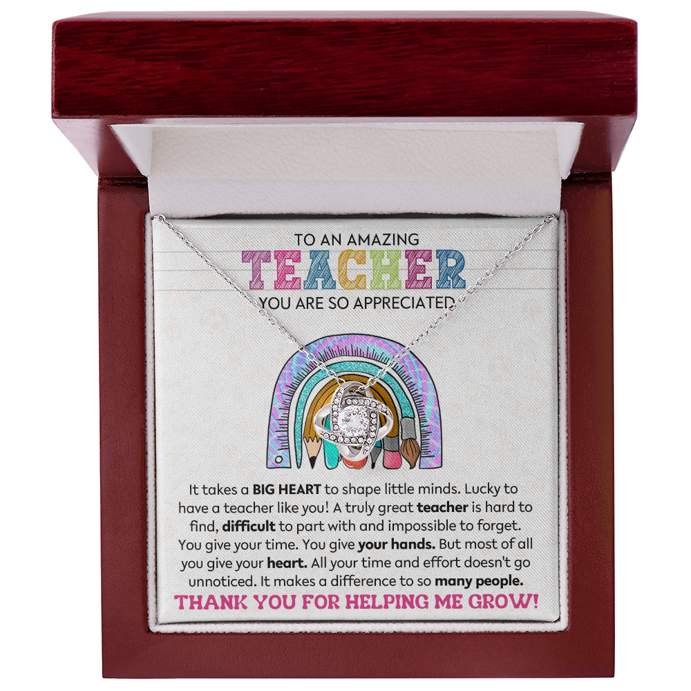 Cute Teacher Necklace for Women Back to School Teacher Jewelry Gift