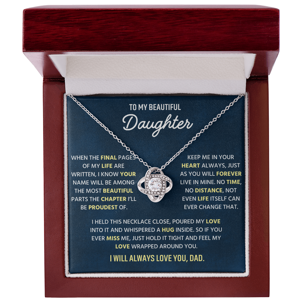 Dad Jewelry for Daughter, Birthday Gifts for Daughter