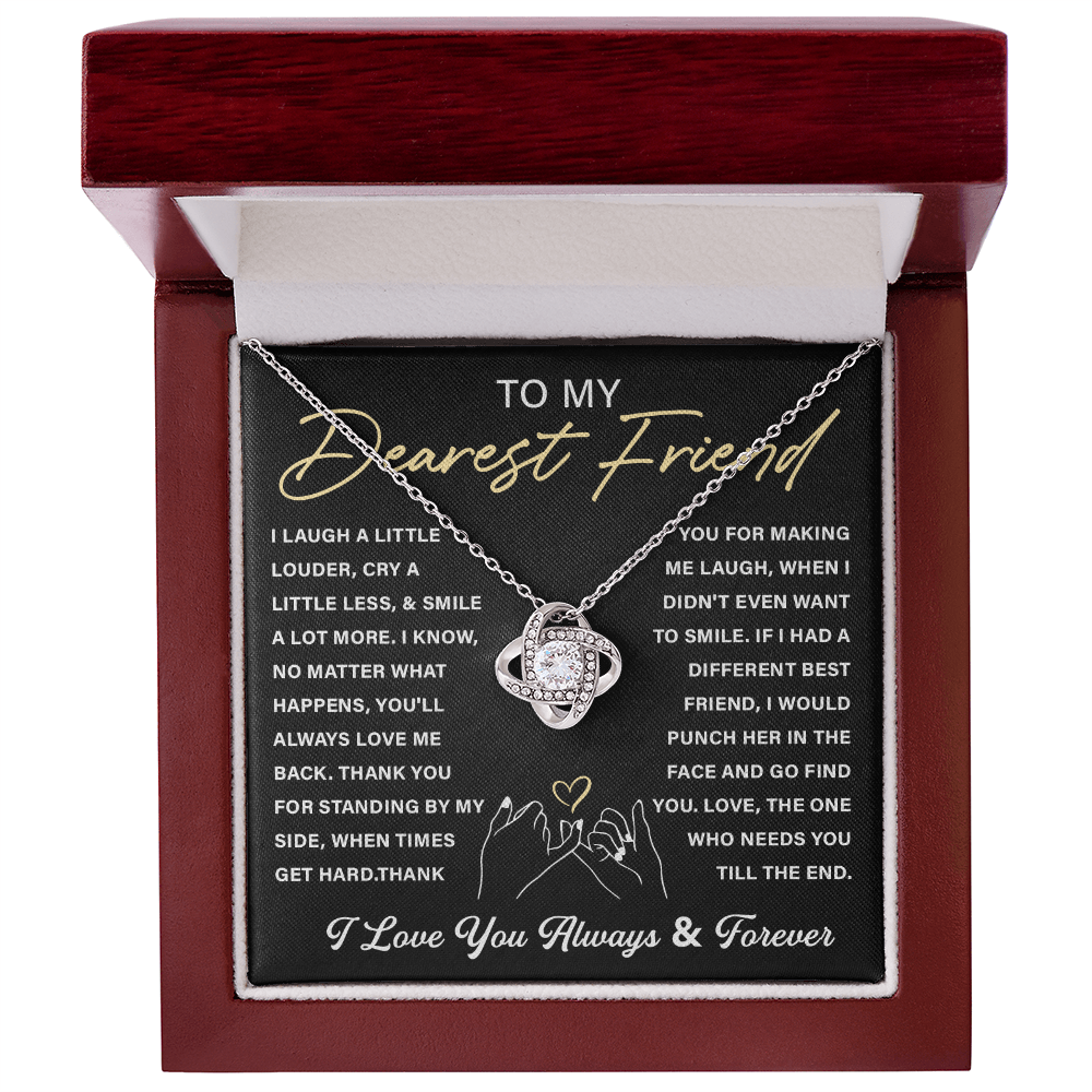 To My Dearest Friend - Heart Gifts Friendship Gift for Women for Christmas