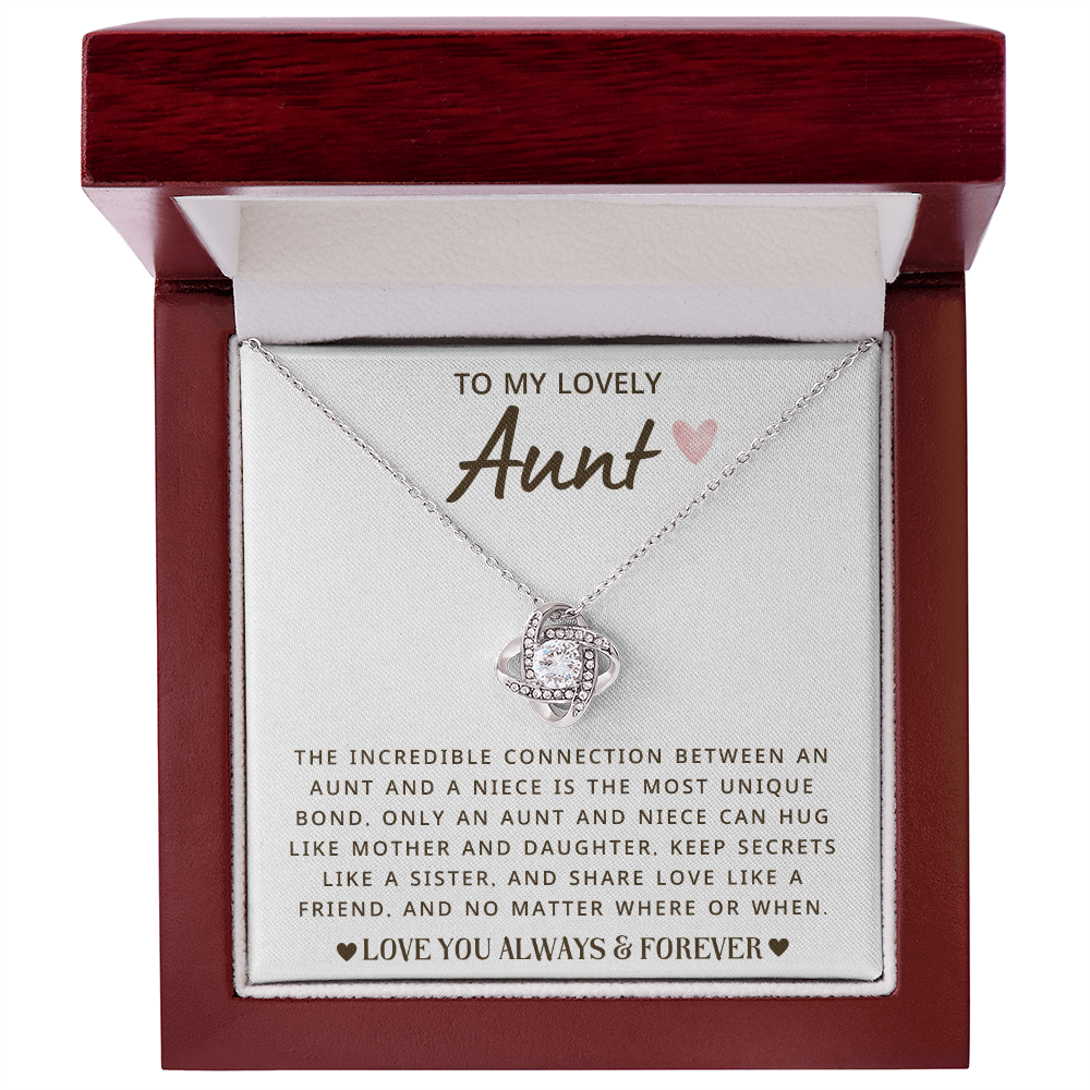 Aunt Gift From Nephew Niece - Aunt Appreciation Jewelry, Necklace for Women