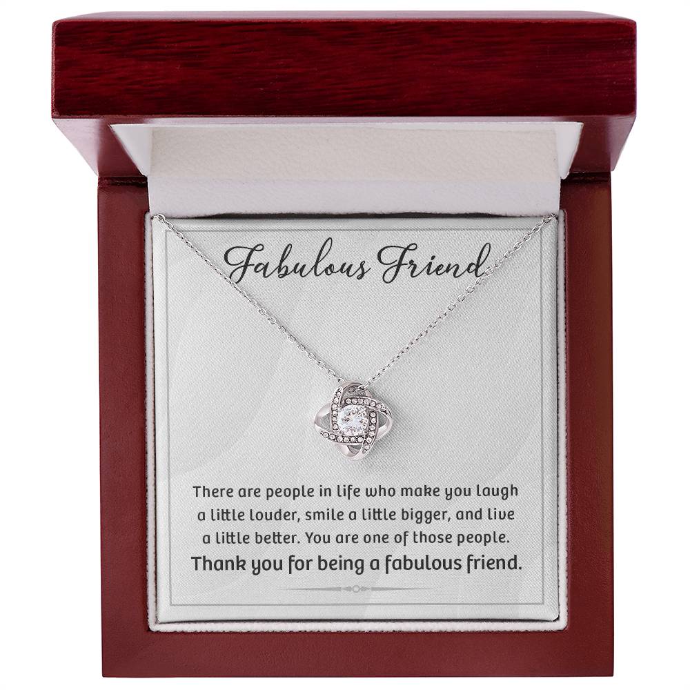 Love Knot Friendship Necklace - A Fabulous Gift for Friends - Meaningful Jewelry to Celebrate Special Bonds and Cherish Memories Together