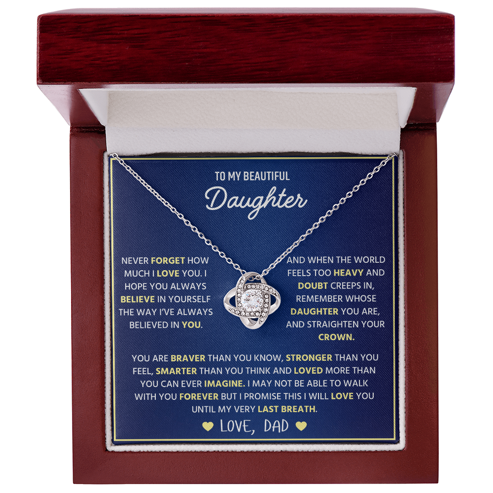 Gift for Daughter From Dad Daughter Necklaces From Mom