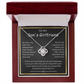 To My Son's Gf Necklace - Gifts for Mother's Day , Birthday, Graduation