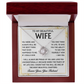 To My Beautiful Wife - I Married You Because I Can't Live Without You - Necklace