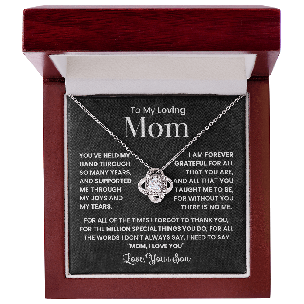 To My Loving Mom - This Necklace is a Small Token of My Love