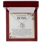 Best Boss Ever Gift for Women Boss Day Gift - Love Knot Necklace