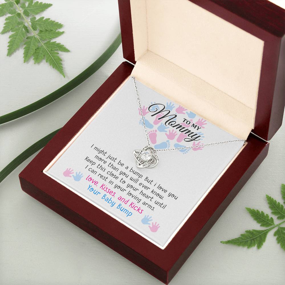 To My Beautiful Mom Necklace, Gift For Mom Necklace, Mother's Day Necklace, Pendant Necklace with Message Card