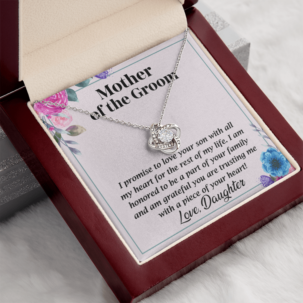 Necklace for mother's of the groom with Message Card and GIft boxNecklace for mother's of the groom with Message Card and GIft box