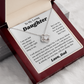 To My Daughter I Am So Thankful to Have You as a Daughter, Necklace
