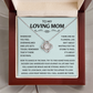 To My Loving Mom - You Are the Heartbeat of Our Family - Necklace for Her