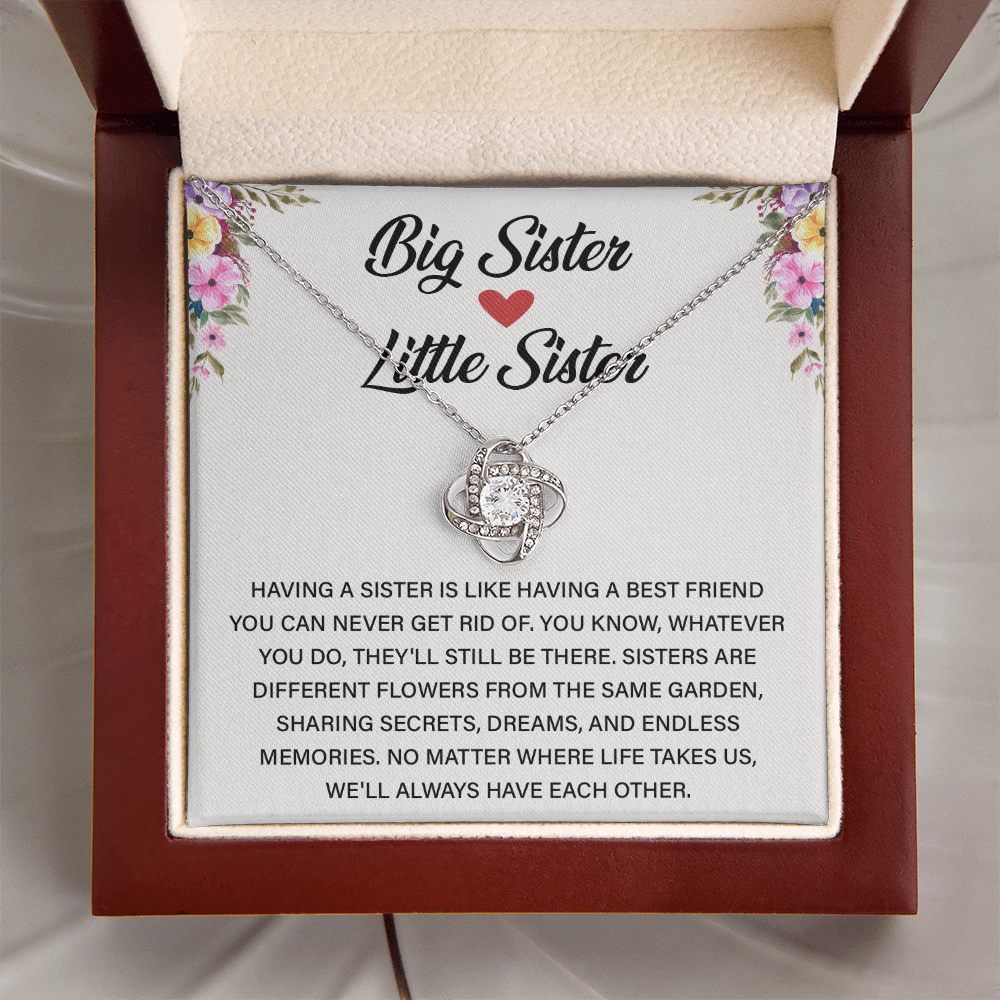 Big Sister and Little Sister - Your Sister Heart Will Melt With Your Loving Gift