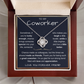 To an Amazing Coworker Necklace - Work Besties Gifts for Women