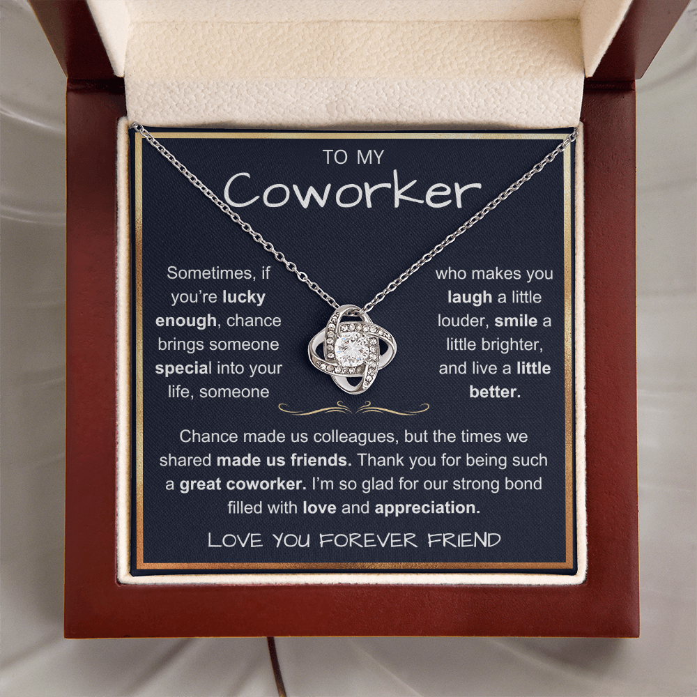 To an Amazing Coworker Necklace - Work Besties Gifts for Women