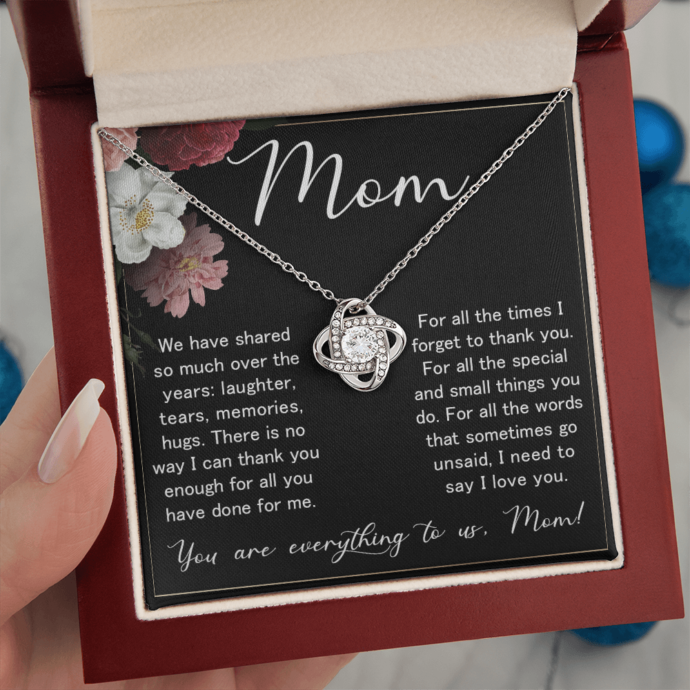Love Knot Necklace – Meaningful Valentine's Day Gift for Mom