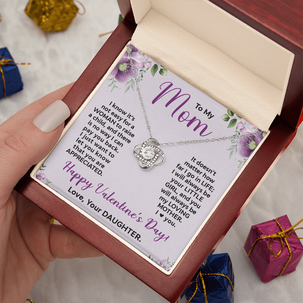 Love Knot Necklace – Celebrate Unconditional Love Between Mother and Child