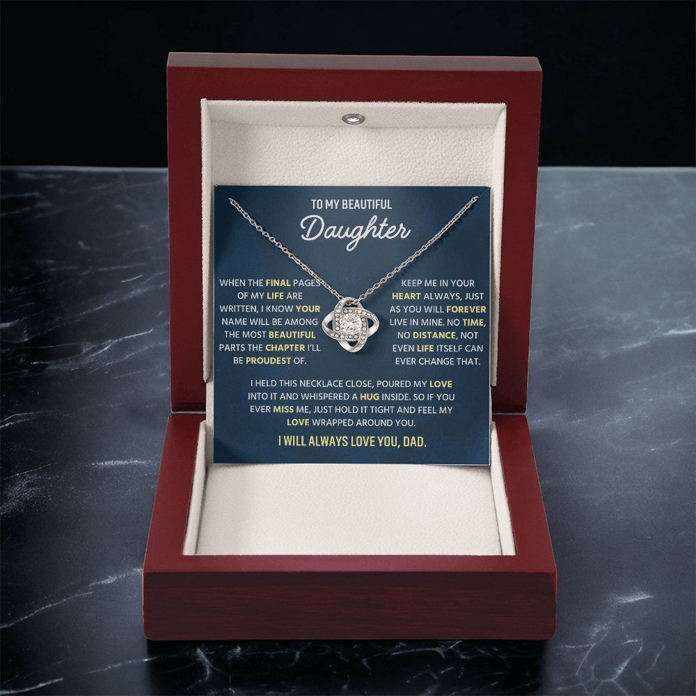 Dad Jewelry for Daughter, Birthday Gifts for Daughter