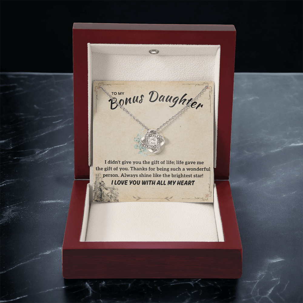 Jewelry Gifts for Stepdaughter at Wedding, Necklaces for Stepdaughter From Stepdad