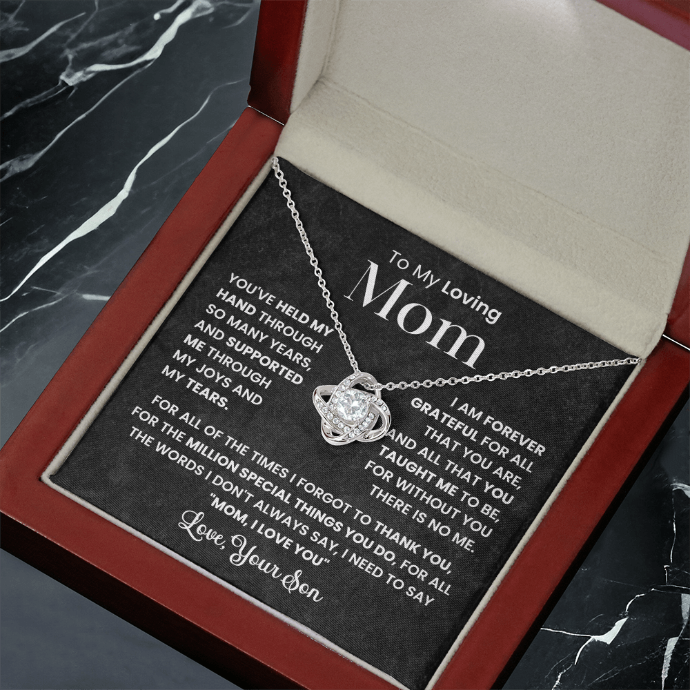 To My Loving Mom - This Necklace is a Small Token of My Love