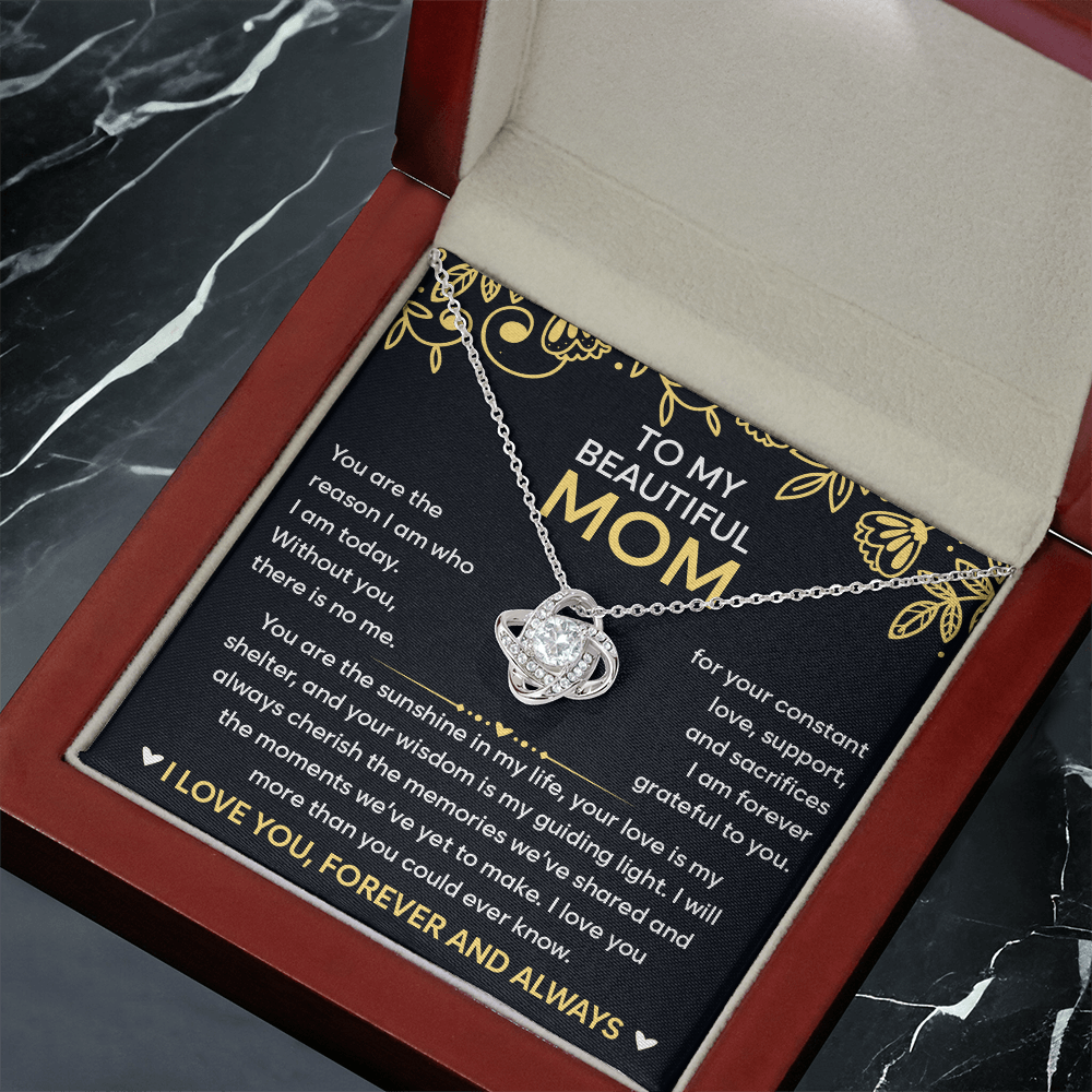 Gift for Mom - I'm Forever Grateful to Have You in My Life - Necklace for Mommy