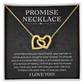 Promise Necklaces Gifts for Women, Meaningful Necklace for Girlfriend, Wife, Fiancée