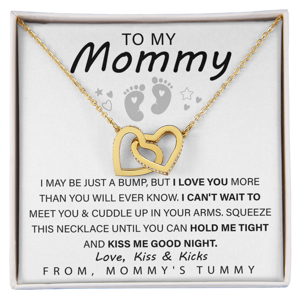 Best Gifts for New Moms – Interlocking Heart Necklace, Perfect Gift for First-Time Moms
