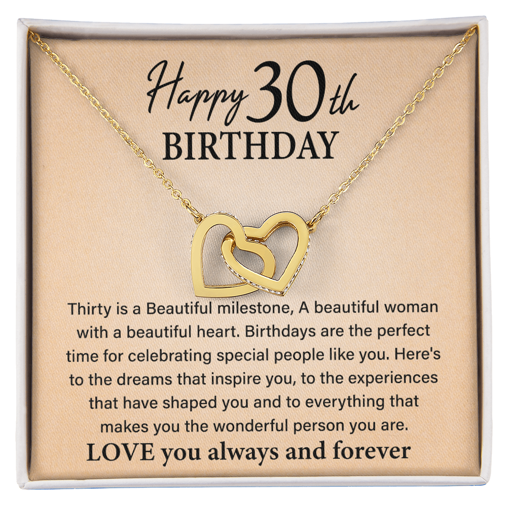 Serenity 30th Birthday Gifts for Women Stainless Steel Jewelry