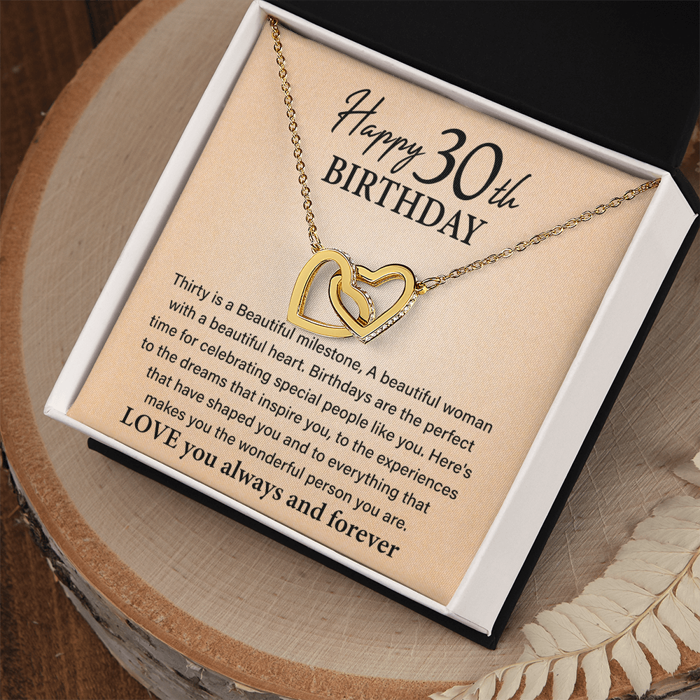 Serenity 30th Birthday Gifts for Women Stainless Steel Jewelry