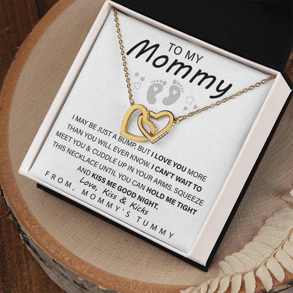 Best Gifts for New Moms – Interlocking Heart Necklace, Perfect Gift for First-Time Moms