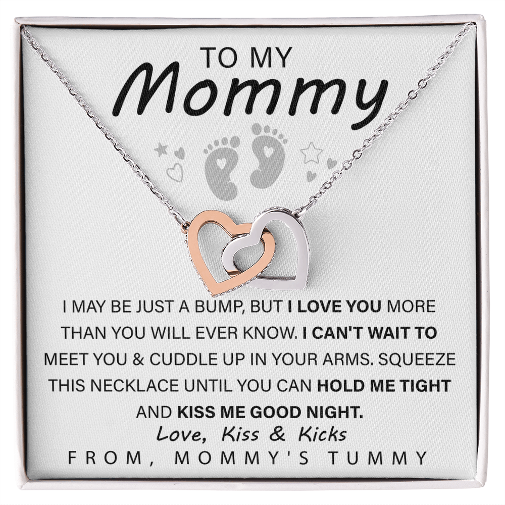 Best Gifts for New Moms – Interlocking Heart Necklace, Perfect Gift for First-Time Moms
